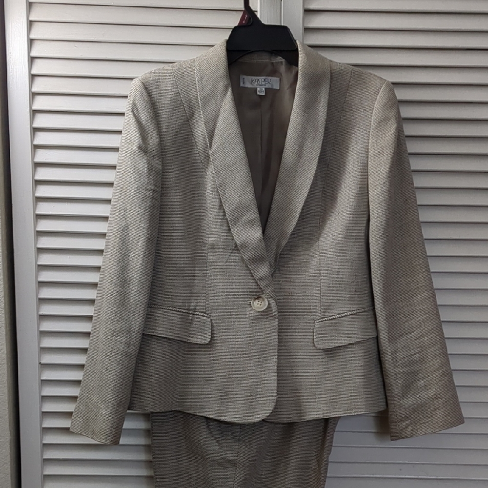 Classic Beige Blazer and Pant by Kasper